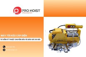 máy tời kéo cáp điện