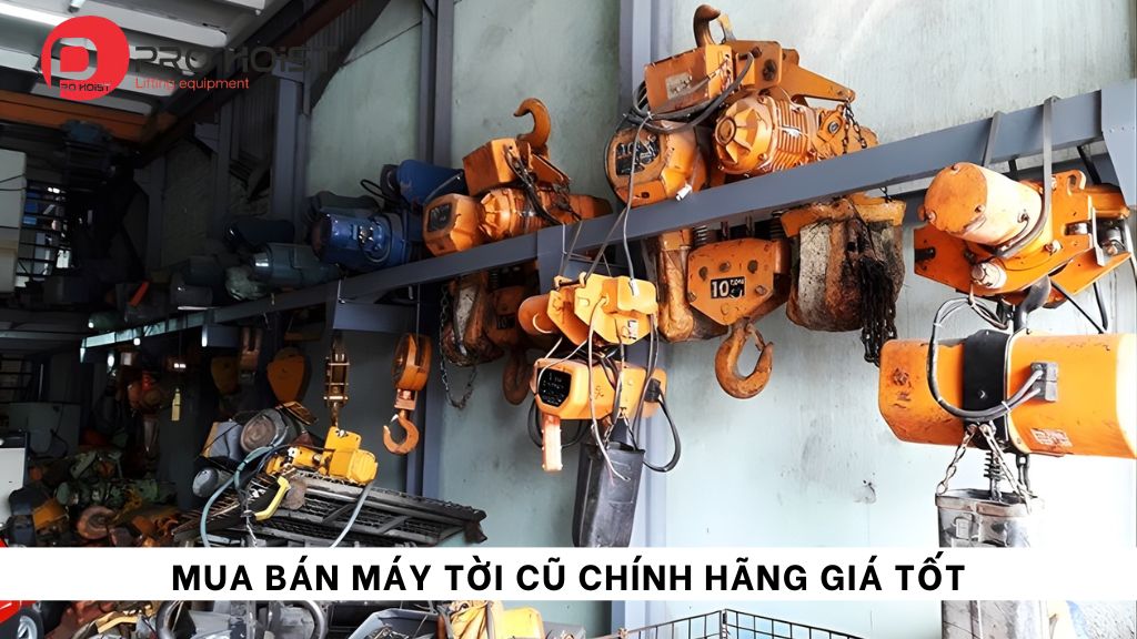 Mua bán máy tời cũ chính hãng giá tốt